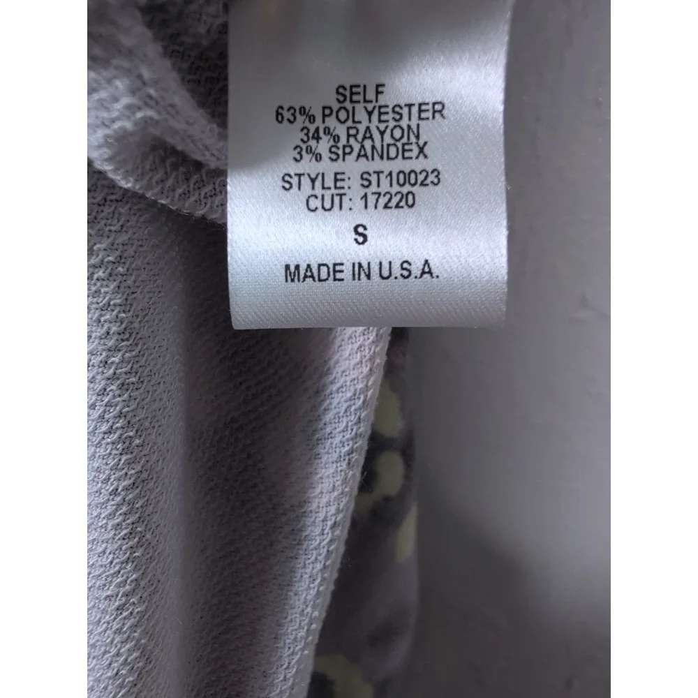 ODDY Gray Multicolor Pajama‎ Set Small NWOT